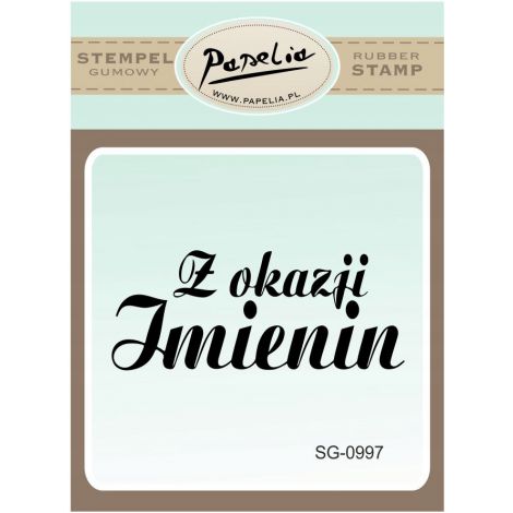 Stempel gumowy Papelia Z okazji Imienin